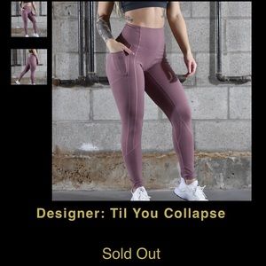 Muave Til you collapse leggings